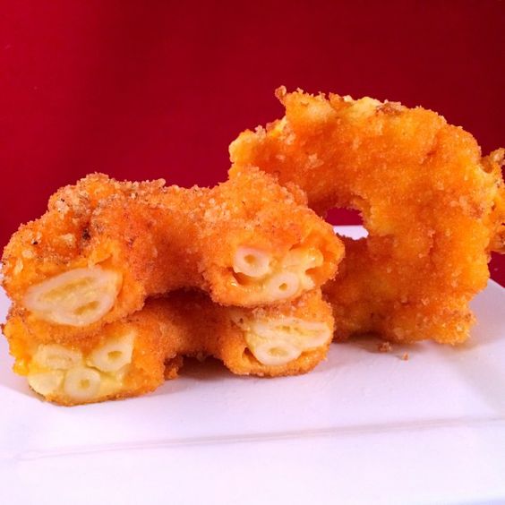 Cheetos Crusted Mac n’ Cheese Doughnuts