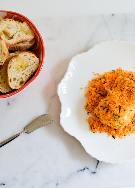 Cheetos and Rosemary Goat Cheese Appetizer