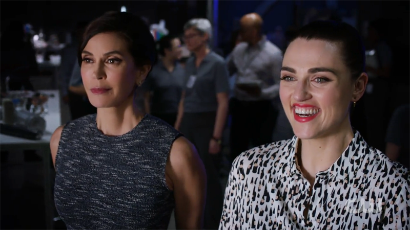 Lena smiles wide when her experiment works