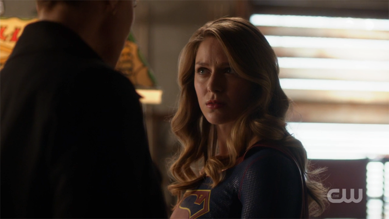 Kara listens to Lillian with a dubious expression