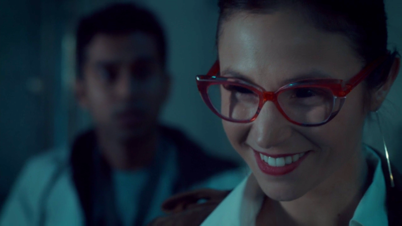 Dark Waverly smiles maliciously