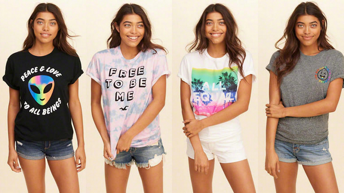 hollister gay pride shirts