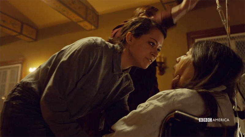 Sarah attacks Coady 