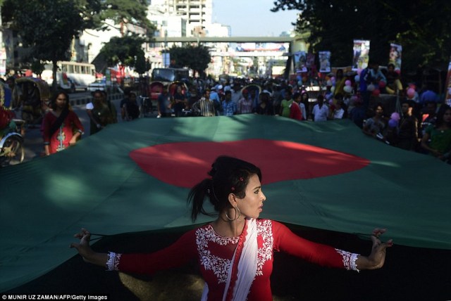 Transfemme participant in Bangladesh’s Hijra Pride 2014 by Munir Uz Zaman/AFP/GettyImages