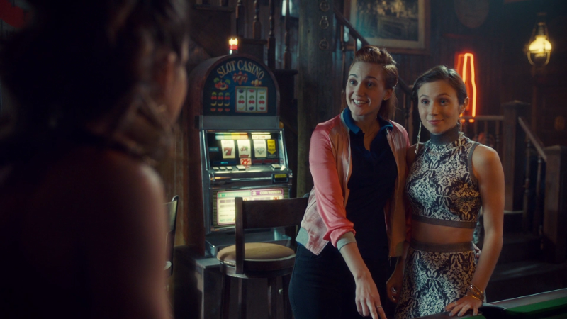 Nicole and Waverly look like they like the idea of a baby shower, sorta