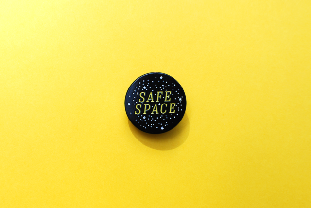 Safe Space Enamel Pin