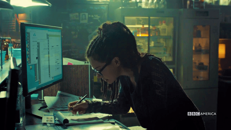 Cosima is doing science 