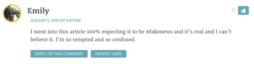 I went into this article 100% expecting it to be #fakenews and it’s real and I can’t believe it. I’m so tempted and so confused.