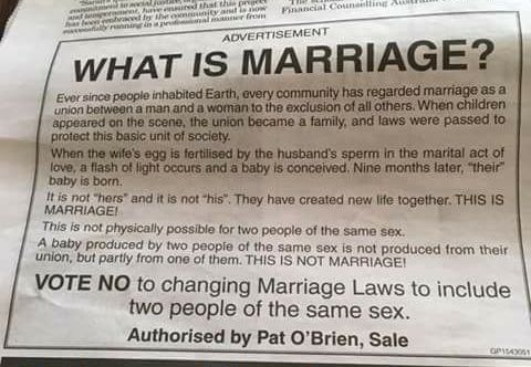 Conservative newspaper ad