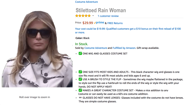 Stilettoed Rain Woman