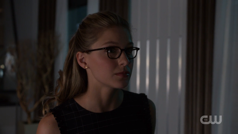 Kara uses her best attempt at a stern quitting face
