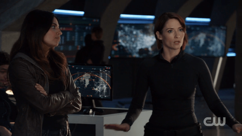 Alex looks angry and Maggie looks frustrated