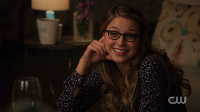 Kara smirks