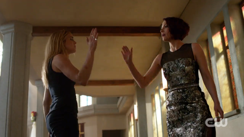 Sara and Alex high five