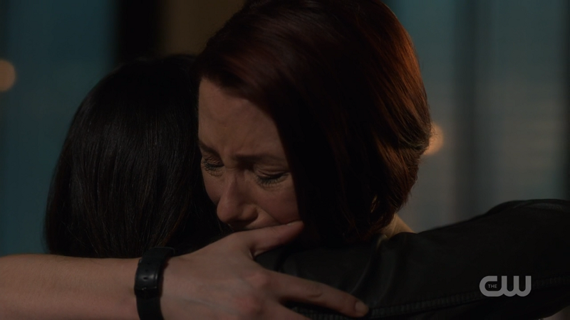 Alex hugs Maggie tight