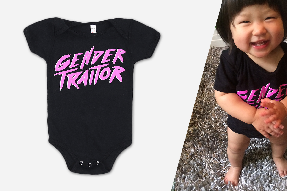 Autostraddle Gender Traitor Onesie