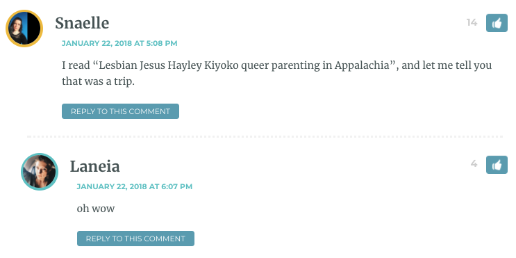 I read “Lesbian Jesus Hayley Kiyoko queer parenting in Appalachia”, and let me tell you that was a trip.