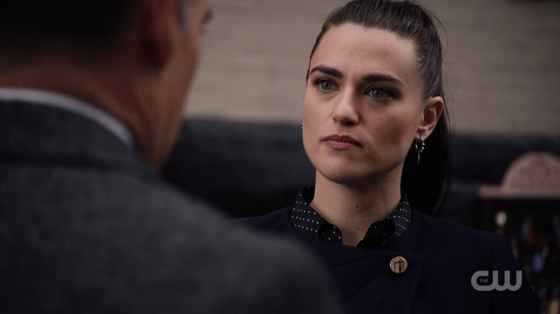 Lena glares at Edge