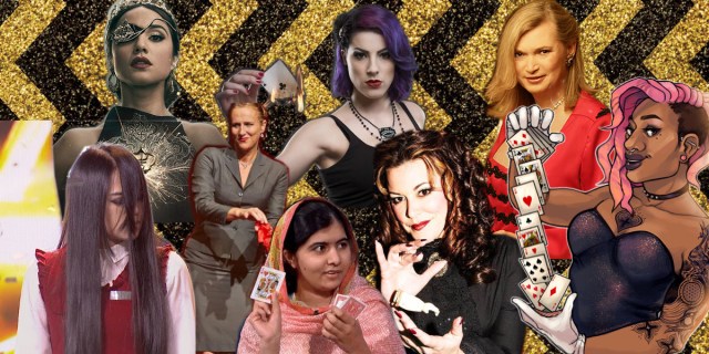 Queer Lady Magician collage