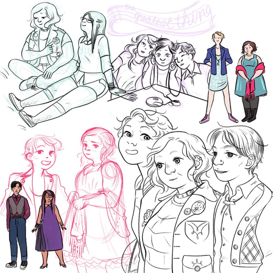 drawn to comics you re gonna love sarah winifred searle s bisexual ya graphic novel the greatest thing autostraddle