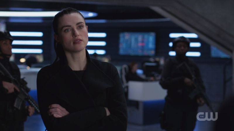 Lena crosses her arms and looks fierce