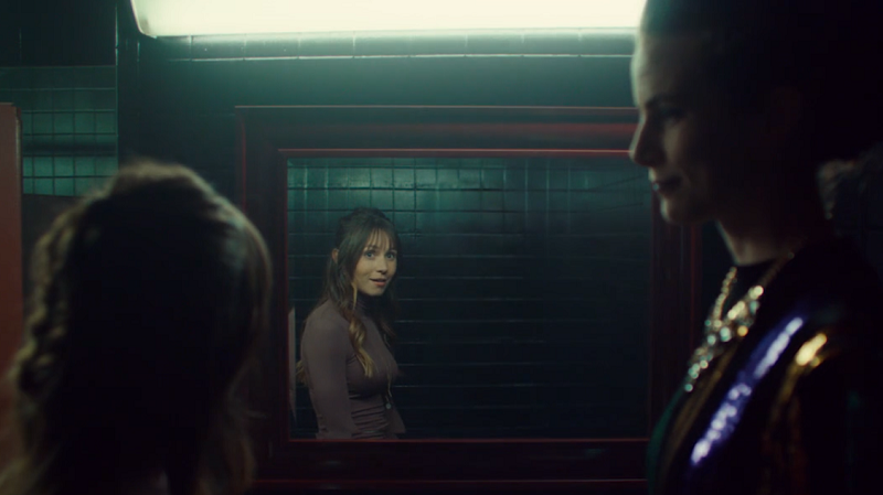 Waverly looks in the mirror and notices Petra has no reflection