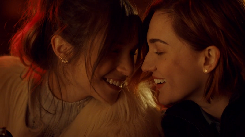 WayHaught flirt on the roof