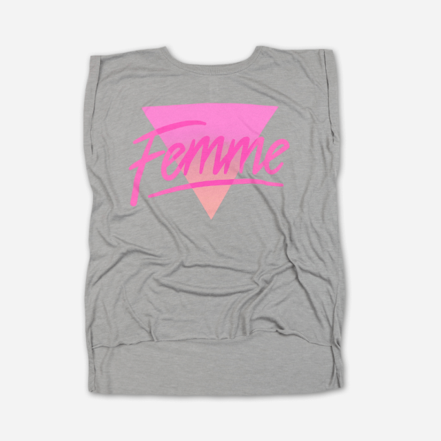 autostraddle femme muscle tee