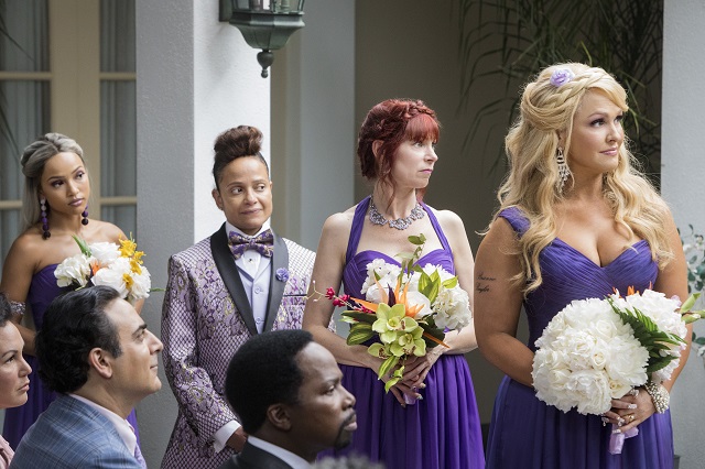 Claws wedding. Claws is one of the lesbian shows on Hulu.