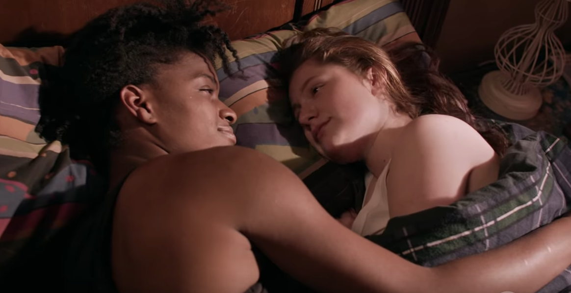 Lesbische Film-Sex-Szenen