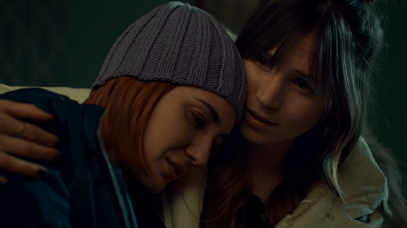 Waverly holds Nicole