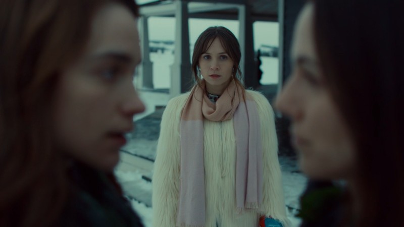 Waverly looks at Kevin and Wynonna in disbelief