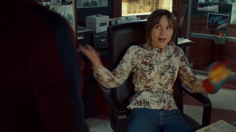 Waverly throws her arms up in disbelief