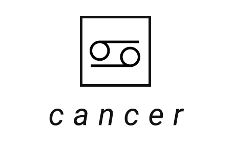 A stylized illustration of the astrological symbol for Cancer