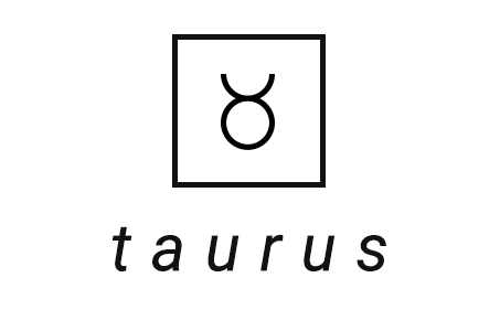 A stylized illustration of the astrological symbol for Taurus