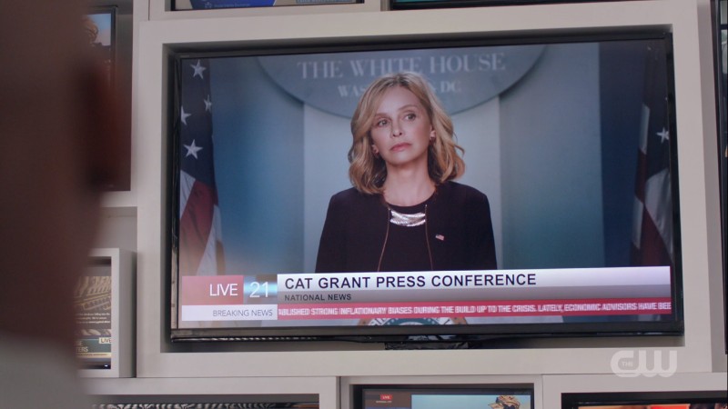 Cat Grant looks annoyed af 