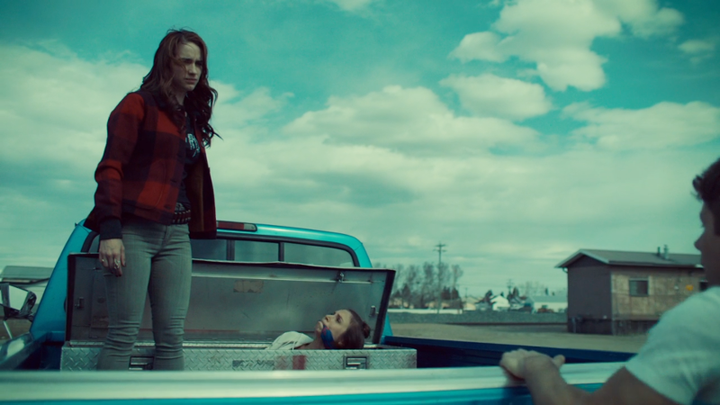 Wynonna reveals Waverly tied up in a box