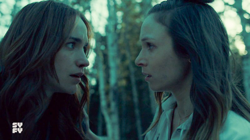 earp sisters look at each other in shock