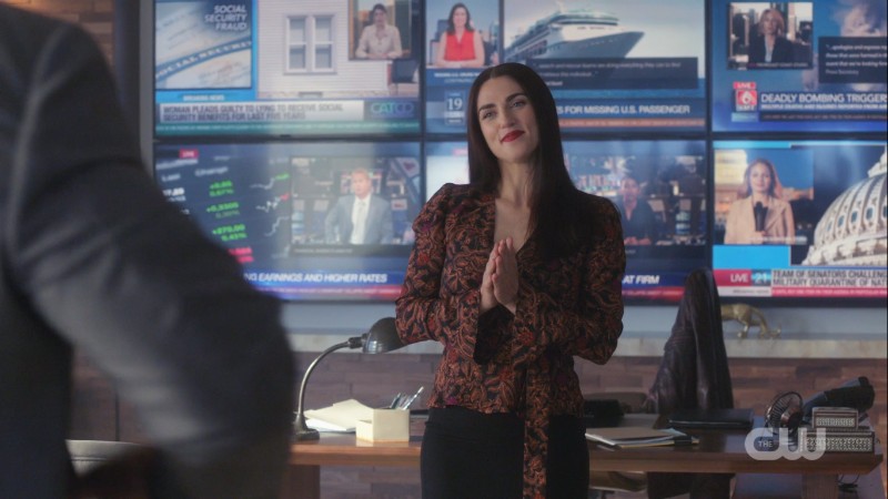 Lena is proud of the suit jacket she bought James