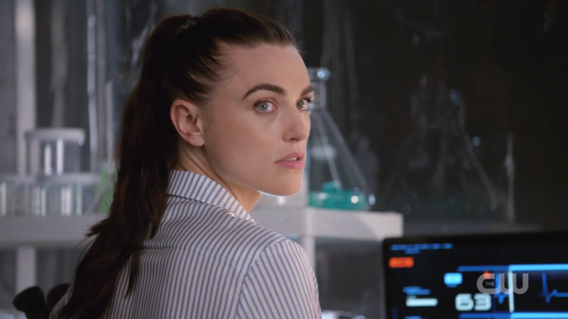 Lena looks over her shoulder saucily