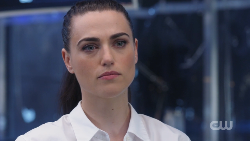 Lena looks serious