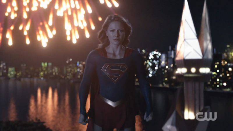 Supergirl flies free