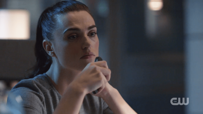 Lena talks into a recorder