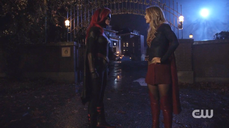 Supergirl and batwoman