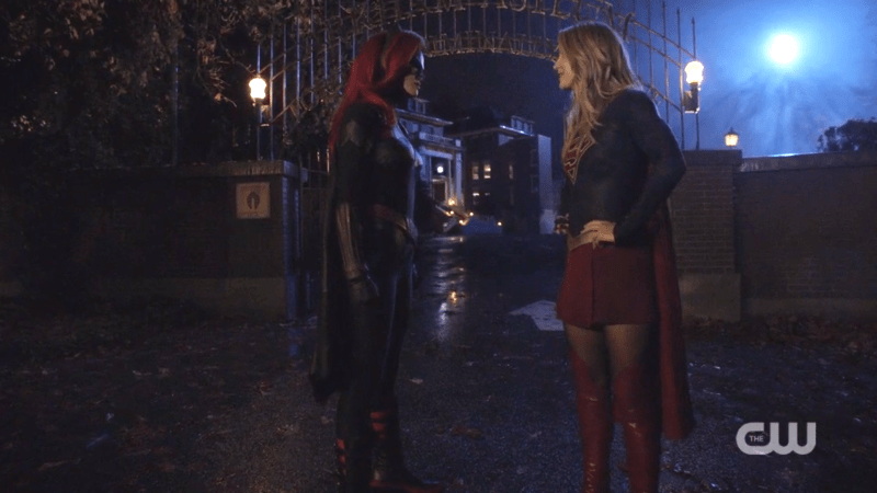 Supergirl and batwoman