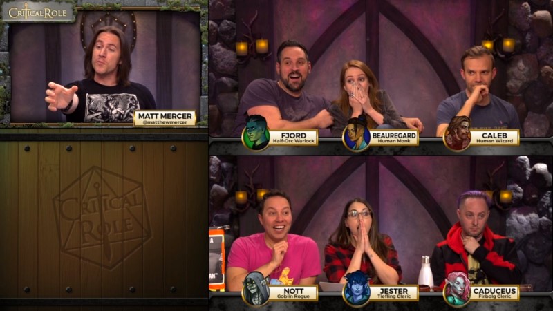 Critical Role stressed