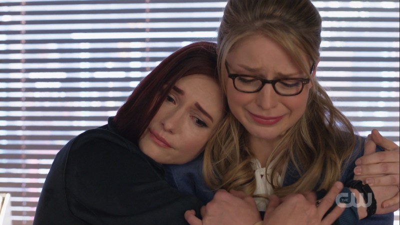 Danvers sisters hold each other