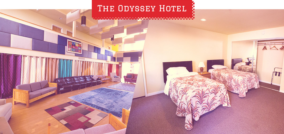 the Odyssey Hotel