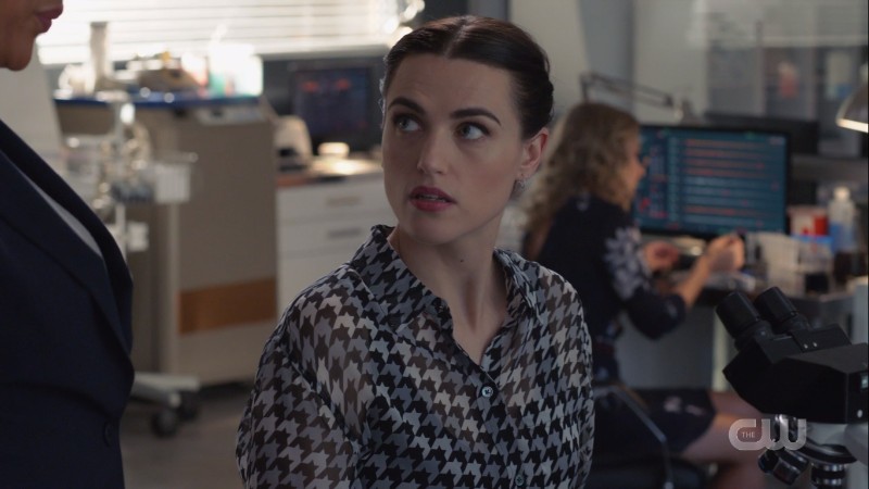Lena looks up at Haley barely caring about what she's saying