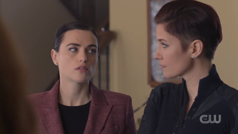 Lena and Alex exchange impressed glances